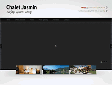 Tablet Screenshot of chalet-jasmin.com